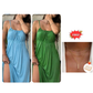 Women's Drawstring Spaghetti Strap Dress