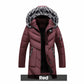 ❄️ Men's Warm Hooded Long Jacket for Cold Weather