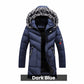 ❄️ Men's Warm Hooded Long Jacket for Cold Weather