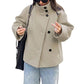 Women's Stand Collar Single-Breasted Short Coat