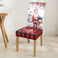 High-Stretch Christmas Printed Chair Cover