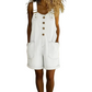 💙 Loose denim shorts for women, adjustable straps and spacious pockets S-2XL