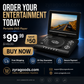 📺 7.8" HD Portable DVD/EVD Player – Large Screen, Rechargeable & Compatible with DVD/CD/USB/SD – Perfect for Home & Travel