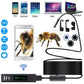 ✨ 3-IN-1 ENDOSCOPE - 2.0MP HD with 6 LED Lights, IP67 Waterproof, Compatible with Smartphones for Home Inspection and DIY Projects 📱🛠️