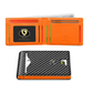RFID-Blocking Leather and Carbon Fiber Credit Card Holder