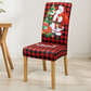 High-Stretch Christmas Printed Chair Cover