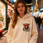 🐮🎁Cute Highland Cow Cozy Fleece-Lined Hooded Sweatshirt
