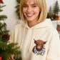 🎄🎅CHRISTMAS SALE 50% OFF!!🎁Cute Highland Cow Cozy Fleece-Lined Hooded Sweatshirt🦬