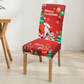 High-Stretch Christmas Printed Chair Cover