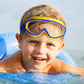 Gafas de natación impermeables y antivaho de marco grande para niños HD
