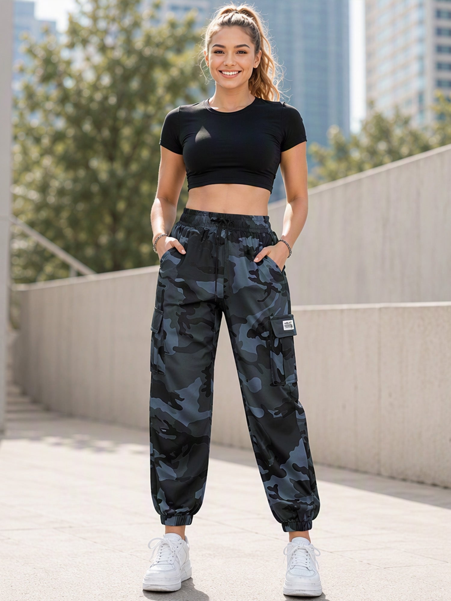 Women's Cargo Pants Lightweight Outdoor Joggers