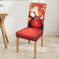 High-Stretch Christmas Printed Chair Cover