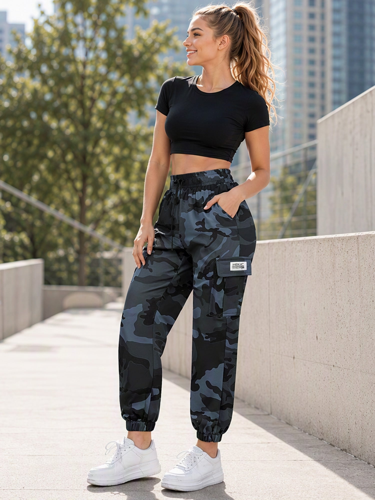 Women's Cargo Pants Lightweight Outdoor Joggers