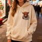 🐮🎁Cute Highland Cow Cozy Fleece-Lined Hooded Sweatshirt