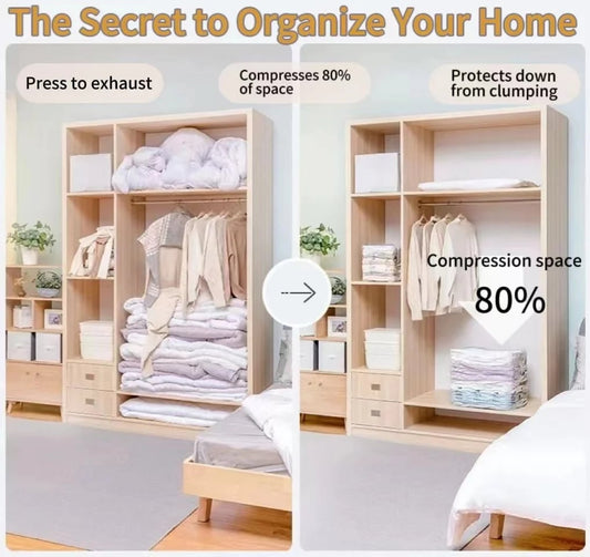 🔥LAST DAY 50% OFF🔥 2026 Upgraded Hand-Pressure Type Vacuum Organizer