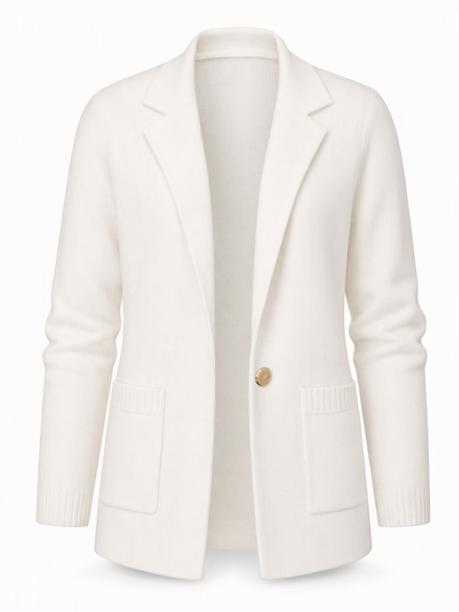 Women's Lapel Collar Knit Cardigan