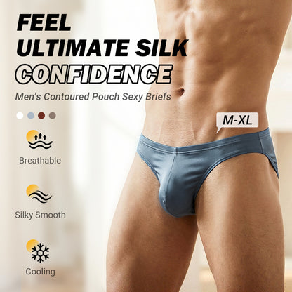 Men's Low-Rise Contoured Pouch Sexy Briefs
