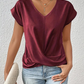 Casual Short Sleeve T-Shirt for Women's Clothing