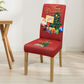 High-Stretch Christmas Printed Chair Cover