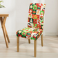 High-Stretch Christmas Printed Chair Cover