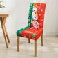 High-Stretch Christmas Printed Chair Cover