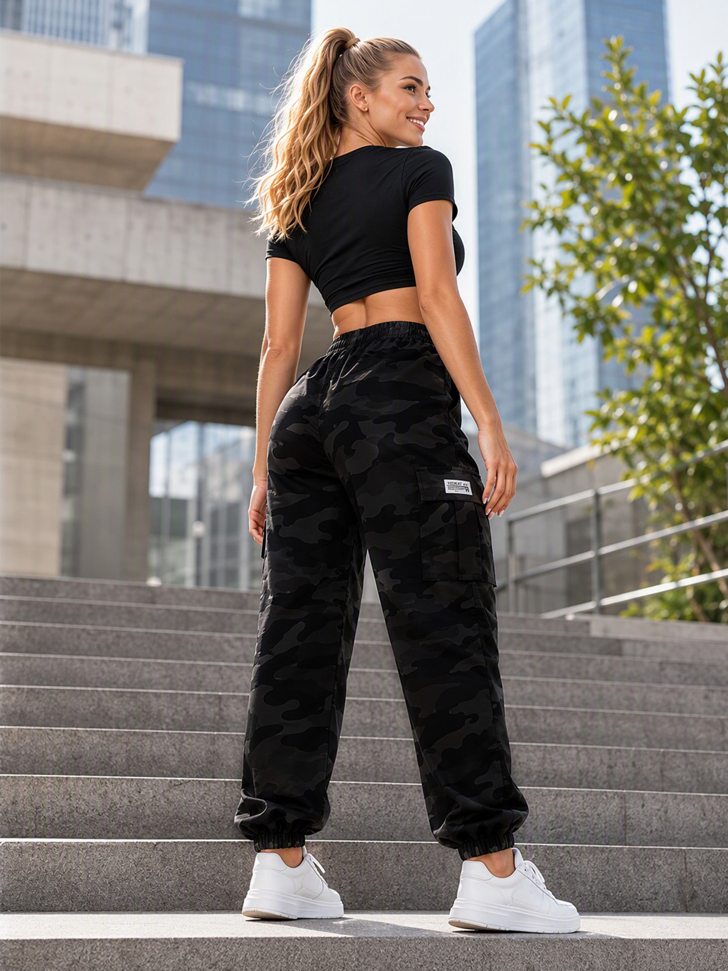 Women's Cargo Pants Lightweight Outdoor Joggers
