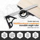 🔥Multifunctional Combination of Movable Angle Ruler Set📏