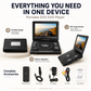 📺 7.8" HD Portable DVD/EVD Player – Large Screen, Rechargeable & Compatible with DVD/CD/USB/SD – Perfect for Home & Travel