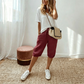 ⏳Time-Limited Special⏰Women's Casual Cotton Linen Capris