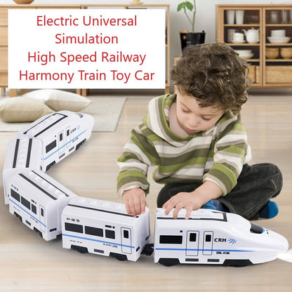 🎁 Hot Sale 49% OFF🚅Electric Universal Simulation High Speed Railway Harmony Train Toy