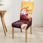 High-Stretch Christmas Printed Chair Cover