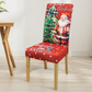 High-Stretch Christmas Printed Chair Cover