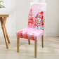 High-Stretch Christmas Printed Chair Cover
