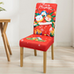 High-Stretch Christmas Printed Chair Cover