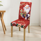 High-Stretch Christmas Printed Chair Cover