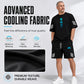 👕Men's Summer T-Shirt & Shorts Set – Gradient design, breathable & lightweight – Perfect for hot days & casual outings 🩳