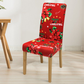 High-Stretch Christmas Printed Chair Cover