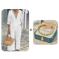 Women's V-Neck Top & Wide-Leg Pants