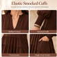 Women's V-Neck Tiered Ruffle Mini Dress