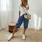 ⏳Time-Limited Special⏰Women's Casual Cotton Linen Capris