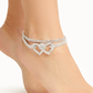 Buy 2 Get 15%💖Heart X Heart Ankle Bracelet🌟