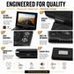 📺 7.8" HD Portable DVD/EVD Player – Large Screen, Rechargeable & Compatible with DVD/CD/USB/SD – Perfect for Home & Travel