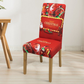 High-Stretch Christmas Printed Chair Cover