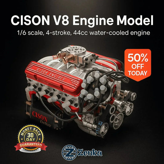 🎉Last day of the promotion: 50% off + FREE SHIPPING🔥 - OHV V8 Small-block Gasoline Engine Model Kits