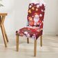 High-Stretch Christmas Printed Chair Cover