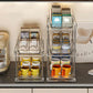 Acrylic Pull-Out Storage Organizer: Multi-Compartment & Practical