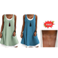 Women's Sleeveless Fake 2-Piece Dress