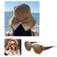 👒 LIMITED-TIME 50% OFF! ✨ Women's Bowknot Wide Brim Sun Hat – Foldable, 360° Protection 🎀