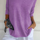 💖56% OFF🔥BUY 2 FREE SHIPPING🥰Solid Color Knitted V-neck Top