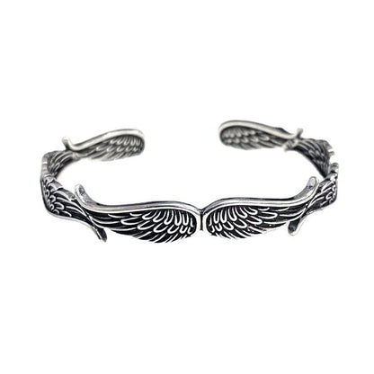 Angel Wings Vintage Style Sterling Silber Armband